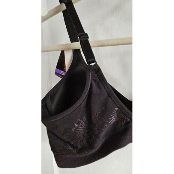 NWT Bali Comfort Revolution Women`s‎  lined Wirefree black Bra 38C - Picture 9 of 10